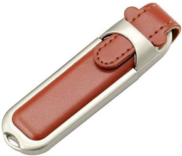 Nexshop Finger Leather Metal Novel USB Flash Drive 16 GB Pen Drive Compatible with Gaming Console, Desktop Computer, Tablet, Audio Player, Television, Laptop USB 2.0 Metal Case