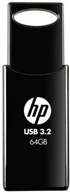 HP 712w 64GB USB 3.2 64 GB Pen Drive Compatible with Laptop, Desktop Computer, Mobile USB 3.2 Plastic Case