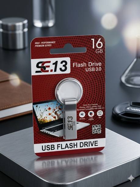 SE.13 SEPD-1Y 16 GB Pen Drive Compatible with Mobile, Desktop Computer, Tablet USB 3.0 Metal Case