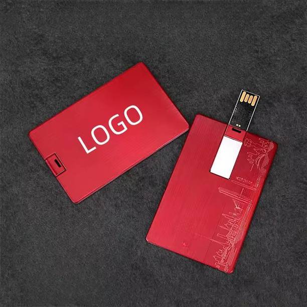 CleverlyGifted METAL CREDIT CARD 32 GB Pen Drive Compatible with Audio Player, Desktop Computer, Television USB 2.0 Metal Case