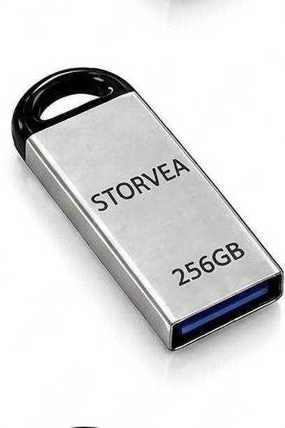 Storvea 256gb pendrive s6 256 GB Pen Drive Compatible with Laptop, Mobile, Tablet, Audio Player, Desktop Computer, Gaming Console USB 3.0, USB 1.1, USB 2.0 Plastic Case