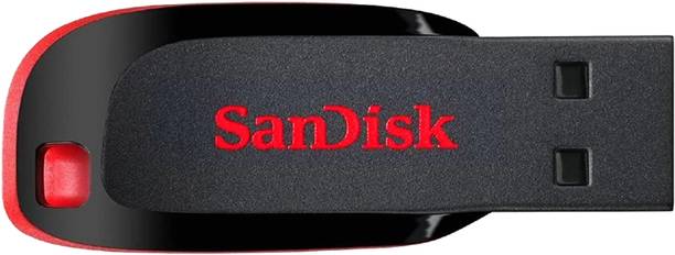 SanDisk Curzer Blade 128 GB Pen Drive Compatible with Desktop Computer, Laptop, Mobile, Audio Player, Tablet, Television USB 2.0 Plastic Case