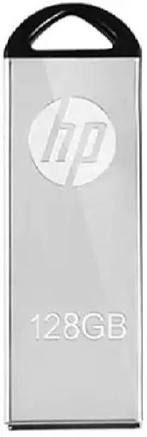 HP Flash Drive Pendrive 128 GB Pen Drive Compatible with Laptop USB 2.0 Metal Case