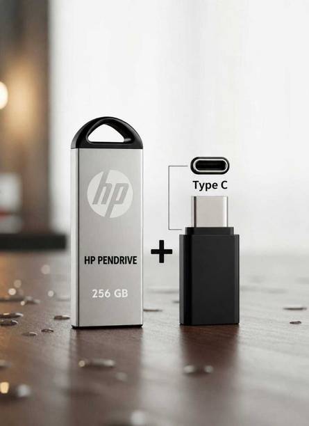 Hppendrive V220P 256 GB Pen Drive Compatible with Audio Player, Desktop Computer, Gaming Console, Laptop, Tablet, Mobile, Television USB 2.0, USB 3.0 Metal Case