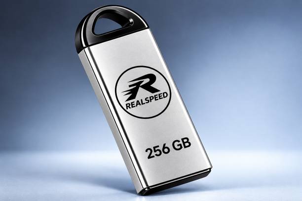 Realspeed RS 256 GB Pen Drive Compatible with Audio Player, Desktop Computer, Gaming Console, Laptop, Mobile, Netbook, Tablet USB 2.0, USB 3.0 Metal Case