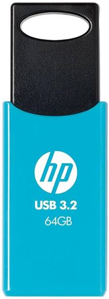 HP 712w 64GB USB 3.2 Flash Drive 64 GB Pen Drive Compatible with Laptop, Mobile, Desktop Computer, Netbook, Television, Gaming Console USB 3.2 Metal Case