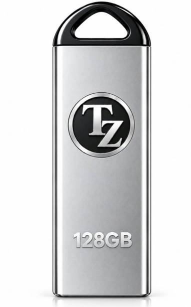 T ZED 128GB A1 Pendrive 128 GB Pen Drive Compatible with Audio Player, Desktop Computer, Gaming Console, Laptop, Mobile, Netbook, Tablet, Television USB 2.0 Metal Case