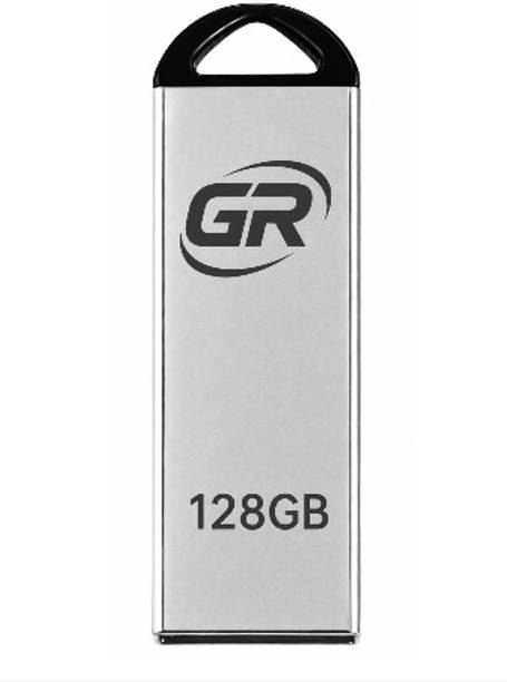 GRSM GOLD GR 128 GB Pen Drive Compatible with Audio Player, Desktop Computer, Gaming Console, Laptop, Mobile, Netbook, Tablet USB 2.0, USB 3.0 Metal Case
