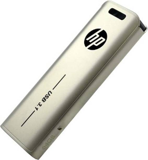 HP Usb 3.1 x796w 64 GB Pen Drive Compatible with Audio Player, Desktop Computer, Laptop, Mobile, Netbook, Tablet, Television USB 3.1 Metal Case