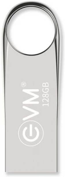 EVM EnVault USB 2.0 Flash Drive-High Performance 128 GB Pen Drive Compatible with Desktop Computer USB 2.0 Metal Case