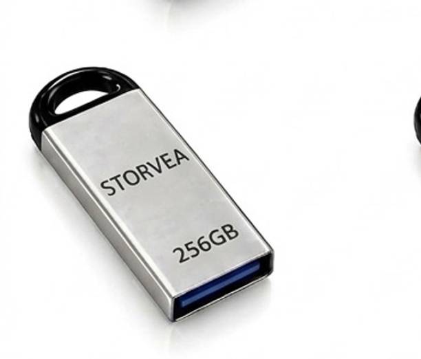 Storvea 256gb pendrive s10 256 GB Pen Drive Compatible with Laptop, Mobile, Tablet, Audio Player, Desktop Computer, Gaming Console USB 3.0, USB 1.1, USB 2.0 Plastic Case
