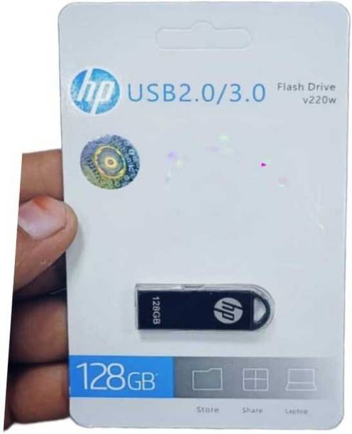 HP SU V220 128 GB Pen Drive Compatible with Laptop USB 2.0, USB 3.0 Metal Case