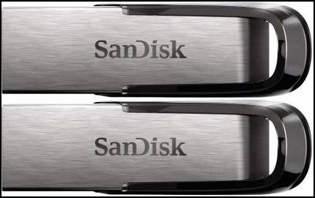 SanDisk Ultra Flair 32 GB Pen Drive Compatible with Laptop, Desktop Computer USB 3.0 Metal Case