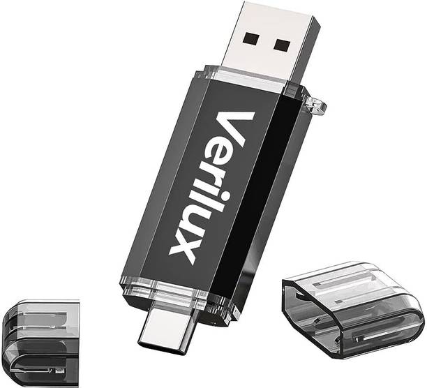 Zorbes Type C USB Stick 64 GB, 2 in 1 OTG USB C Memory Stick 64 GB Portable US 64 GB Pen Drive Compatible with Laptop USB 3.1 Plastic Case