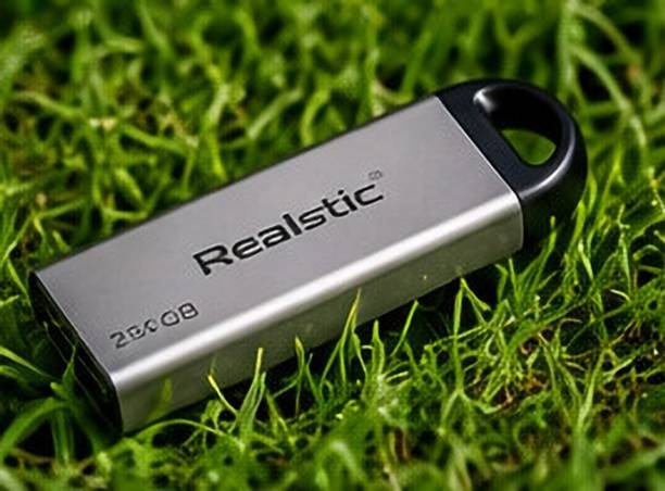 Realstic Flash Drive 256GB Pendrive123 256 GB Pen Drive Compatible with Laptop, Tablet, Audio Player, Desktop Computer, Mobile USB 2.0, USB 3.0 Metal Case