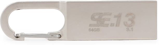 SE.13 Panther Series 64 GB Pen Drive Compatible with Tablet, Laptop, Mobile USB 3.1 Metal Case