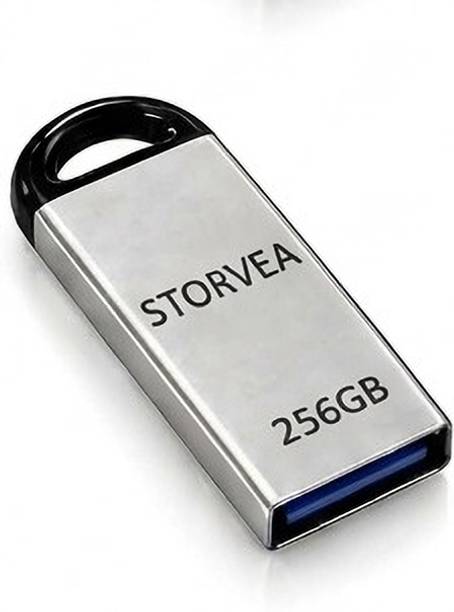 Storvea 256gb pendrive s8 256 GB Pen Drive Compatible with Laptop, Mobile, Tablet, Audio Player, Desktop Computer, Gaming Console USB 3.0, USB 1.1, USB 2.0 Plastic Case