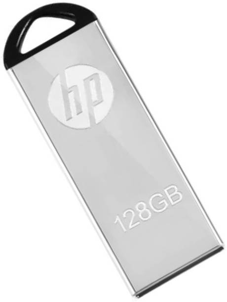 HP V220 Metal 128 GB Pen Drive Compatible with Laptop, Desktop Computer USB 2.0 Metal Case