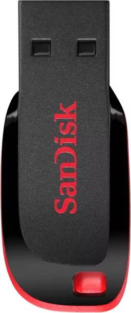 SanDisk Cruzer Blade USB 2.0 Pendrive 128 GB Pen Drive Compatible with Desktop Computer, Gaming Console, Laptop, Television USB 2.0 Plastic Case