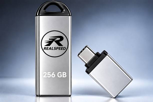 Realspeed R275S 256 GB Pen Drive Compatible with Audio Player, Desktop Computer, Gaming Console, Laptop, Mobile, Netbook, Tablet USB 2.0, USB 3.0 Metal Case