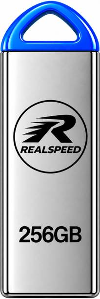 Realspeed R275W 256 GB Pen Drive Compatible with Audio Player, Desktop Computer, Gaming Console, Laptop, Mobile, Netbook, Tablet USB 2.0, USB 3.0 Metal Case