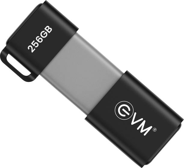 EVM ENXO/256G 256 GB Pen Drive Compatible with Mobile, Television, Desktop Computer, Laptop, Tablet, Audio Player USB 3.2 Plastic Case