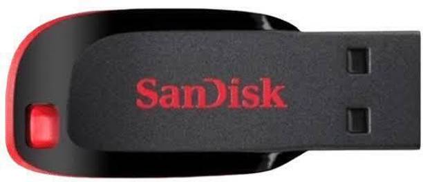 SanDisk Cruzer Blade Usb 2.0 Flash Drive 128 GB Pen Drive 128 GB Pen Drive Compatible with Desktop Computer, Laptop, Tablet, Mobile, Netbook, Television USB 2.0 Plastic Case