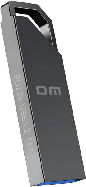DM PD235 32GB USB 3.2 Gen1 Metal Pendrive, 450Mb/s, Super Fast Data Transfer 32 GB Pen Drive Compatible with Audio Player, Desktop Computer, Television, Tablet, Laptop, Gaming Console USB 3.2 Metal Case
