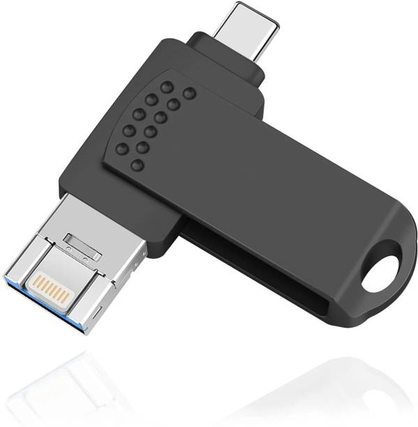 Linkify 1 TB 3 in 1 USB with Lightning,USB A,and Type-C 1 TB Pen Drive