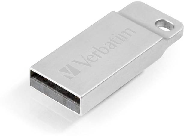 Verbatim 32 GB Metal Executive USB 2.0 Flash Drive, 32 GB Pen Drive Compatible with Laptop, Gaming Console, Tablet USB 2.0 Metal Case