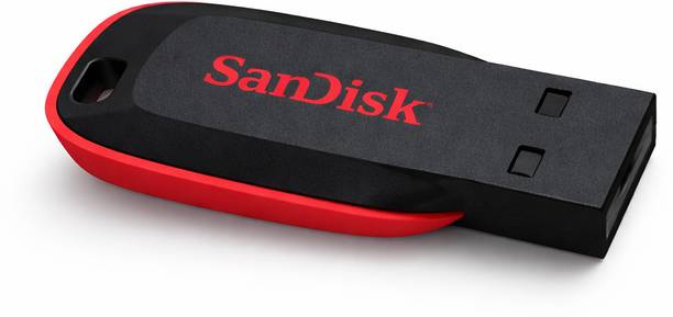 SanDisk Cruze Blade SDCZ50-032G 32 GB Pen Drive Compatible with Desktop Computer, Laptop, Television, Audio Player USB 2.0 Plastic Case