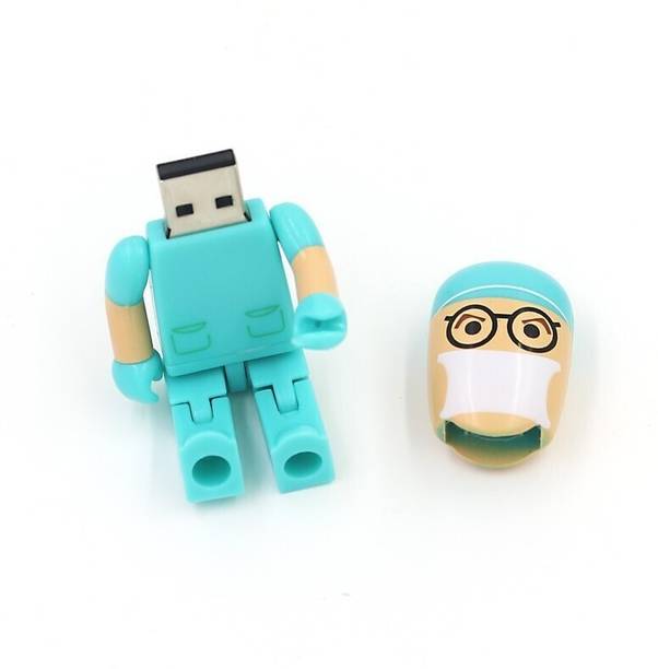KBR PRODUCT TECHNOCRAFT DESIGNER FANCY TOY DOCTOR SHAPE 32 Pen Drive Compatible with Audio Player, Gaming Console, Desktop Computer, Laptop, Television USB 2.0 Plastic Case