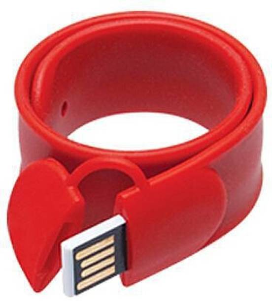 Eshop Wearable Slap Bracelet Wristband USB Flash Drive 16 GB Pen Drive Compatible with Gaming Console, Desktop Computer, Television, Audio Player, Laptop USB 2.0 Rubber Case