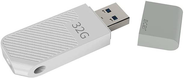 Acer UP300-32GB-WHITE 32 GB Pen Drive Compatible with Desktop Computer, Laptop USB 3.2 Plastic Case