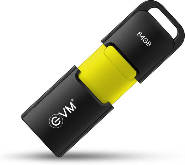 EVM ENX/64G 64 GB Pen Drive Compatible with Laptop, Desktop Computer, Audio Player, Television USB 3.2 Plastic Case