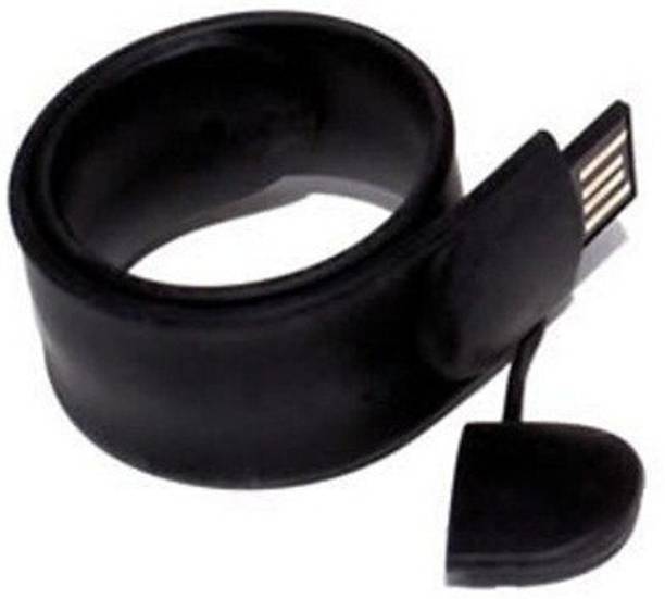 Eshop Pvc Rubber Plugable Slap Wrist Band With Hidden USB 16 GB Pen Drive Compatible with Gaming Console, Desktop Computer, Audio Player, Television, Laptop USB 2.0 Rubber Case