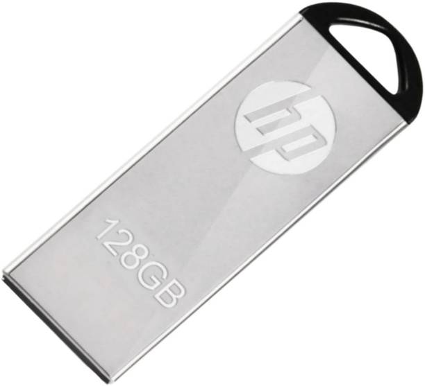 HP USB V220W 2.0/3.0 128 GB Pen Drive Compatible with Laptop, Mobile, Desktop Computer, Desktop Computer, Audio Player, Television USB 2.0, USB 3.0 Metal Case