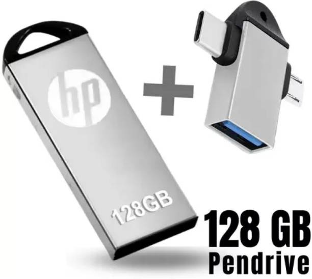 HP v220w 2IN1 OTG 128 GB Pen Drive