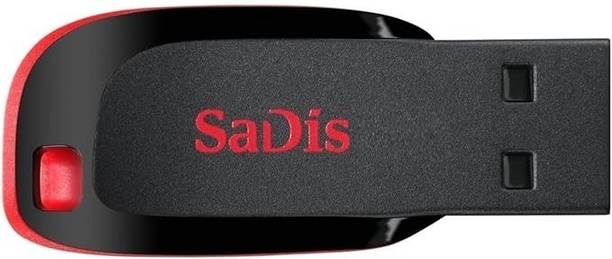 Sndis Cruzer Blade 16 GB Pen Drive Compatible with Audio Player, Desktop Computer, Laptop, Mobile, Tablet, Netbook, Television, Gaming Console USB 2.0 Plastic Case