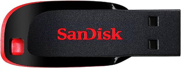 SanDisk Pendrive usb 64 GB Pen Drive Compatible with Desktop Computer, Laptop, Audio Player, Mobile, Tablet USB 2.0 Plastic Case