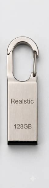 Realstic SDDDC9-128G-GBGb 128 GB Pen Drive Compatible with Audio Player, Desktop Computer, Gaming Console, Laptop, Mobile, Netbook, Tablet, Television USB 3.0 Metal Case