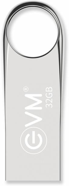 EVM EnVault USB 2.0 Flash Drive-High Performance 32 GB Pen Drive Compatible with Desktop Computer USB 2.0 Metal Case