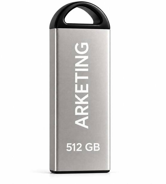 ARKETING QQ220Q 512 GB Pen Drive Compatible with Audio Player, Desktop Computer, Gaming Console, Laptop, Mobile, Netbook, Tablet, Television USB 3.0 Metal Case