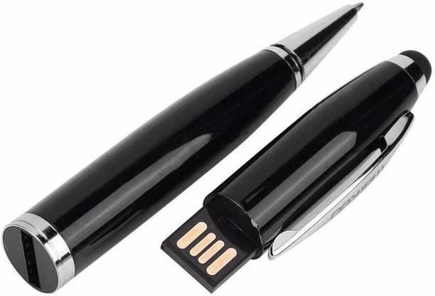 Nexshop Genuine Z Black Pen Style Flash Drive USB Hidden Connector 32 GB Pen Drive Compatible with Gaming Console, Desktop Computer, Tablet, Audio Player, Television, Laptop USB 2.0 Metal Case