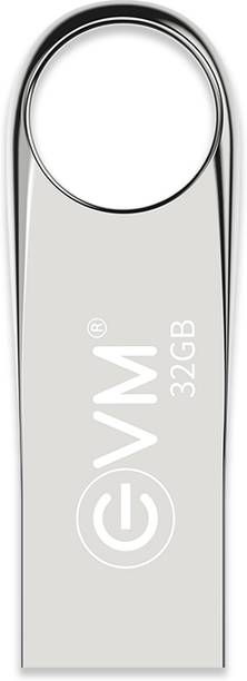 EVM EVMPDV/32GB 32 GB Pen Drive Compatible with Desktop Computer, Laptop, Television, Audio Player, Mobile USB 2.0 Metal Case
