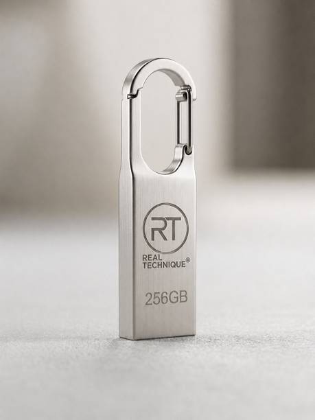 REAL TECHNIQUE V226R 256 GB Pen Drive Compatible with Audio Player, Desktop Computer, Gaming Console, Laptop, Mobile, Netbook, Tablet, Television USB 2.0, USB 3.0 Metal Case