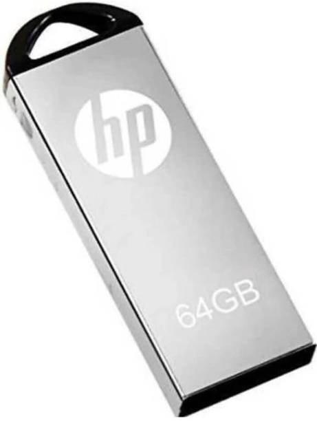 HP USB 3.0/2.0 Flash Drive 64 GB Pen Drive Compatible with Desktop Computer, Laptop, Audio Player, Television USB 2.0, USB 3.0 Metal Case