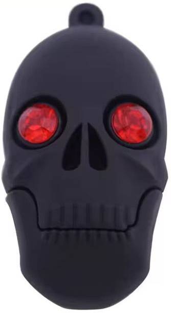 sippytales Skull Shape USB Flash Drives for Gifting, Novelty Designer Pendrives 8 GB Pen Drive Compatible with Television, Desktop Computer, Laptop USB 2.0 Rubber Case