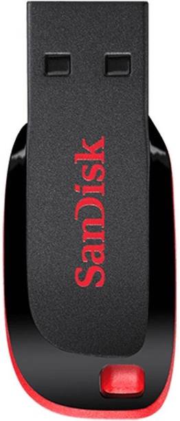 SanDisk Cruze Blade SDCZ50-128G 128 GB Pen Drive Compatible with Desktop Computer, Laptop, Television USB 2.0 Plastic Case