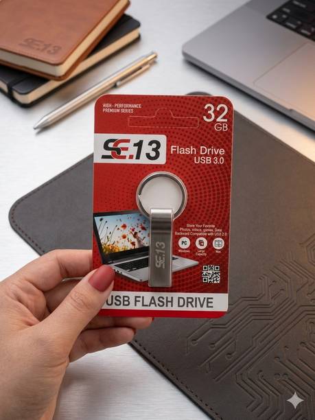 SE.13 SEPD-1Y 32 GB Pen Drive Compatible with Mobile, Desktop Computer, Tablet USB 3.0 Metal Case